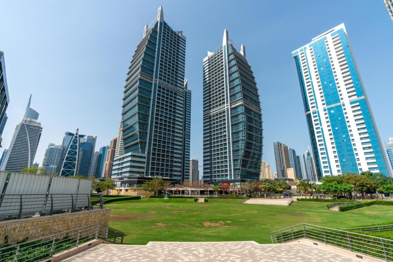 Modern 1Br Apartment In Jlt Next To Metro With City Views Дубай Экстерьер фото