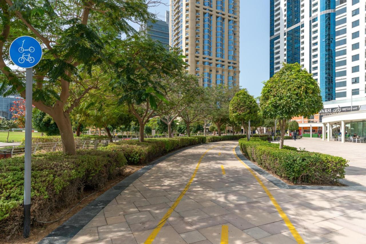 Modern 1Br Apartment In Jlt Next To Metro With City Views Дубай Экстерьер фото