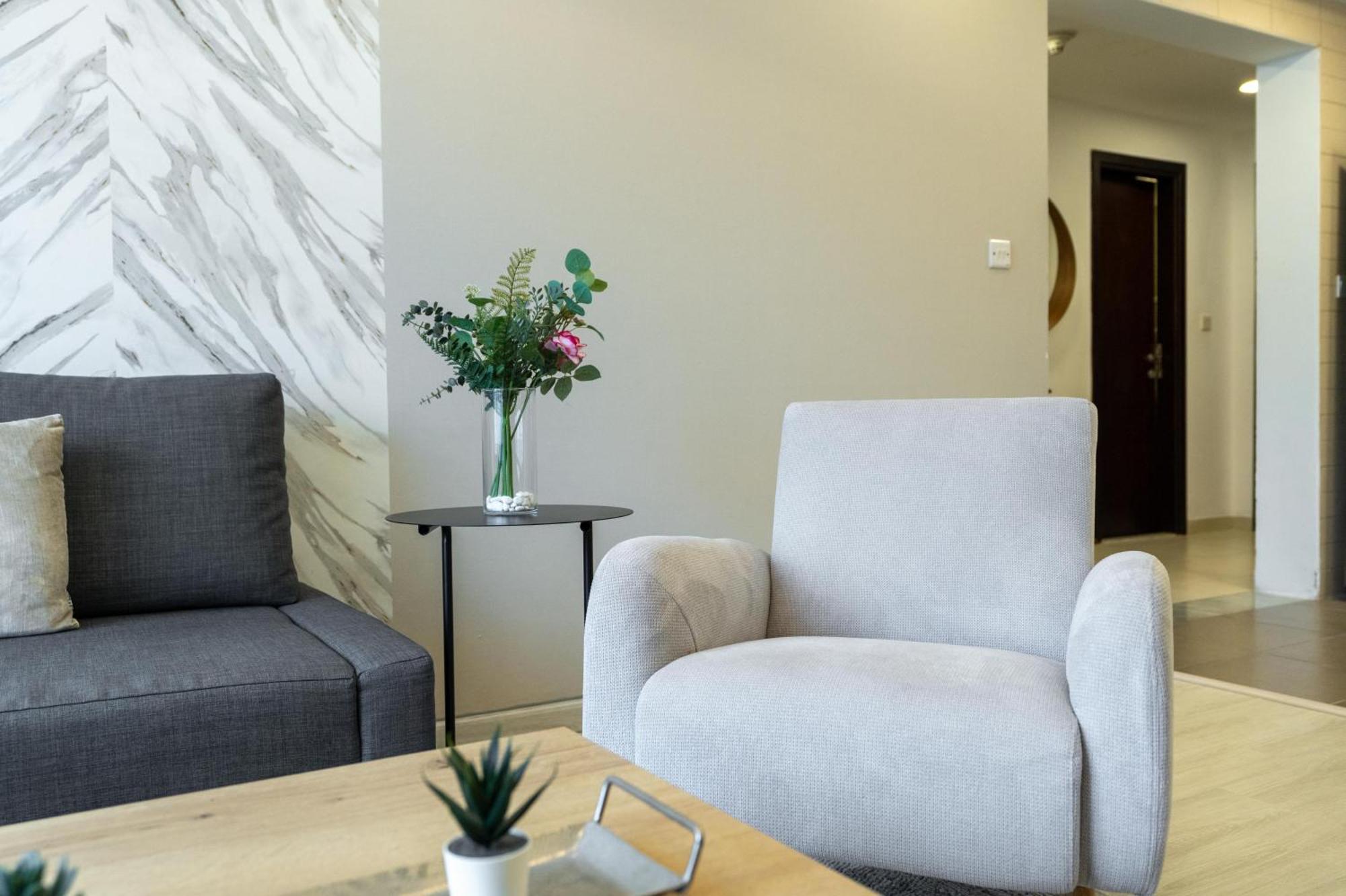 Modern 1Br Apartment In Jlt Next To Metro With City Views Дубай Экстерьер фото